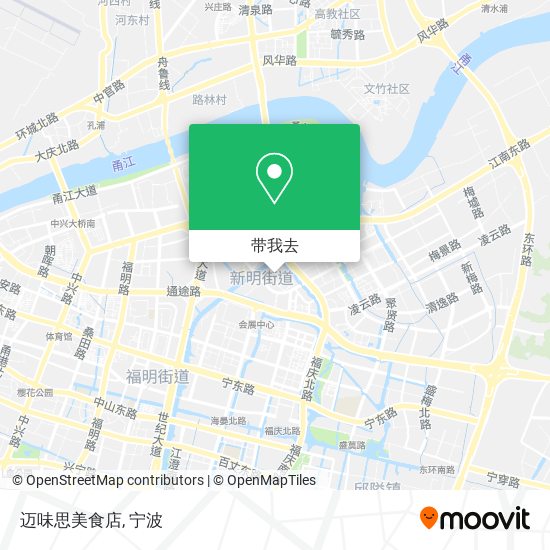 迈味思美食店地图