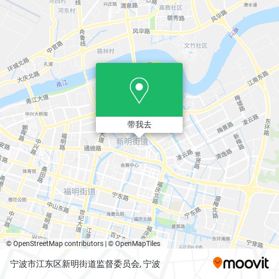 宁波市江东区新明街道监督委员会地图