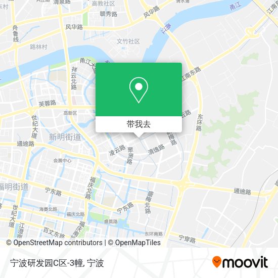 宁波研发园C区-3幢地图
