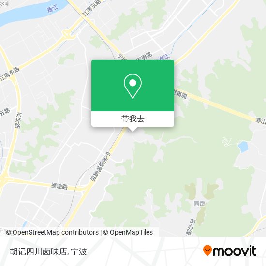 胡记四川卤味店地图