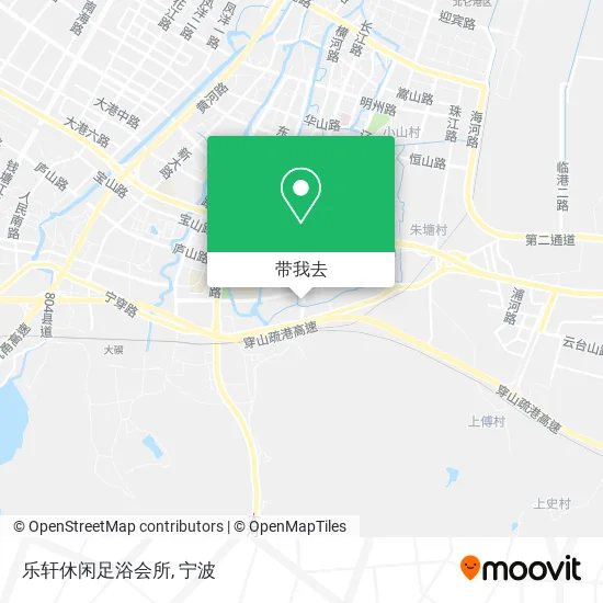 乐轩休闲足浴会所地图