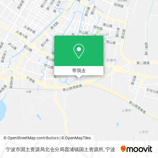 宁波市国土资源局北仓分局霞浦镇国土资源所地图