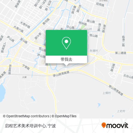 启程艺术美术培训中心地图