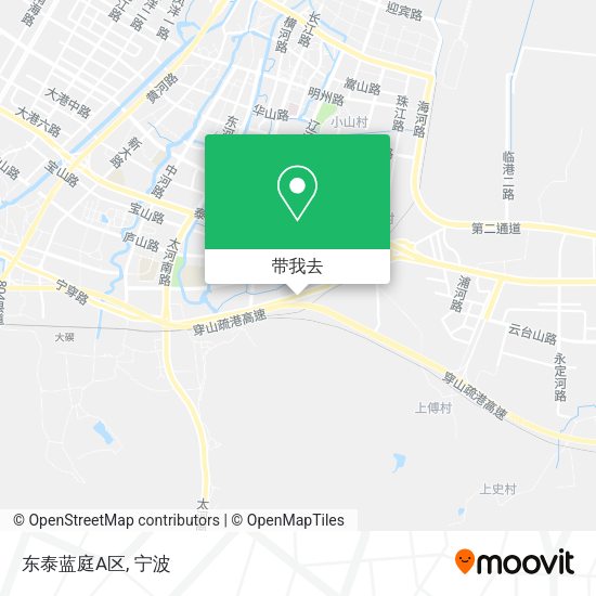 东泰蓝庭A区地图
