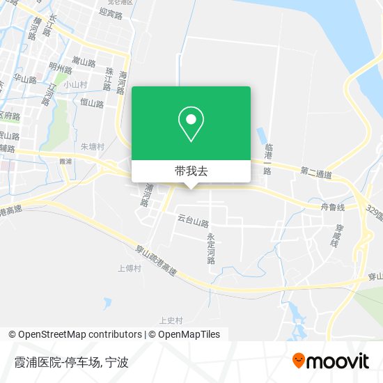 霞浦医院-停车场地图