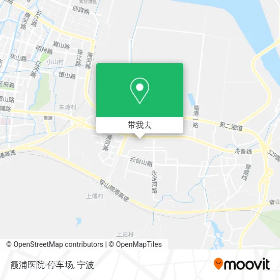 霞浦医院-停车场地图