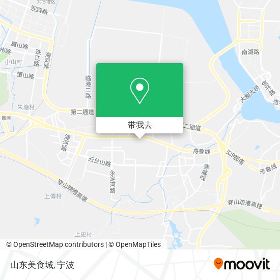 山东美食城地图