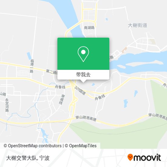 大榭交警大队地图