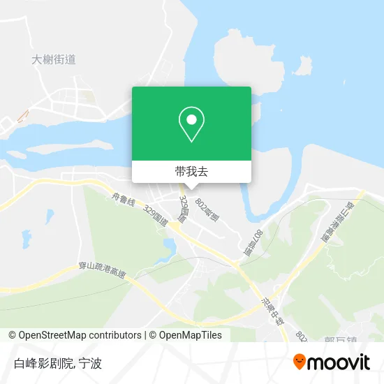 白峰影剧院地图