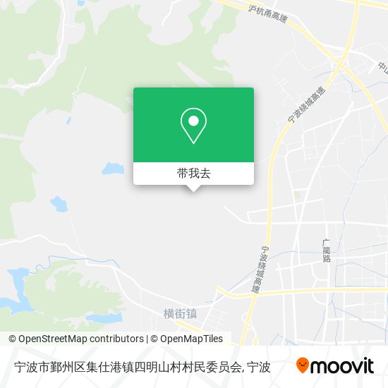 宁波市鄞州区集仕港镇四明山村村民委员会地图
