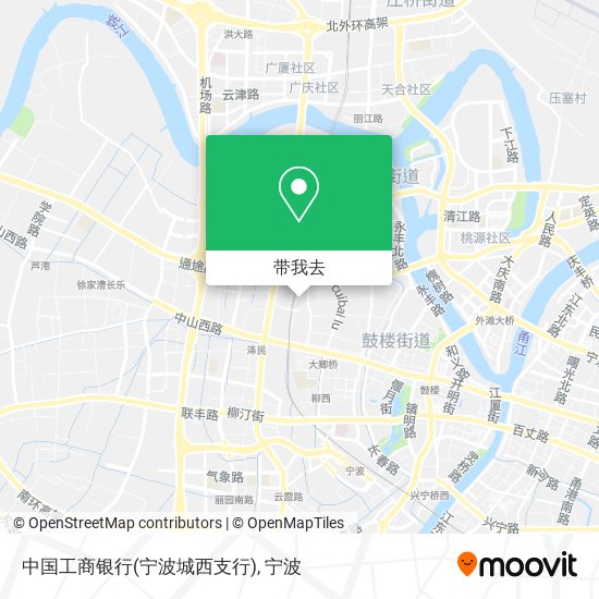 中国工商银行(宁波城西支行)地图