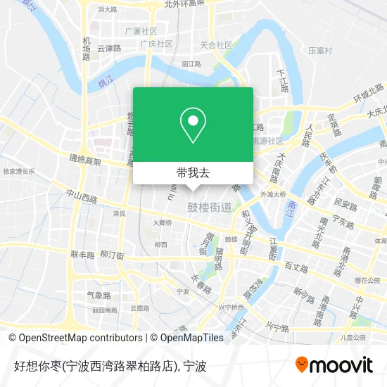 好想你枣(宁波西湾路翠柏路店)地图