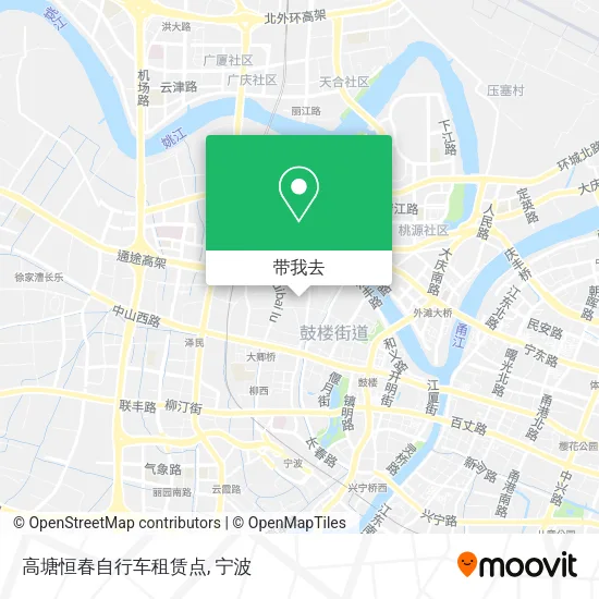 高塘恒春自行车租赁点地图