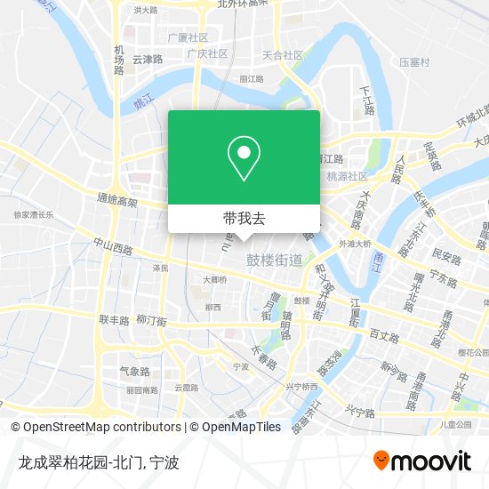 龙成翠柏花园-北门地图