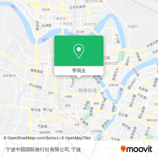 宁波中园国际旅行社有限公司地图