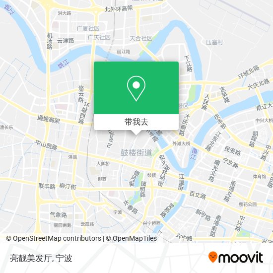 亮靓美发厅地图