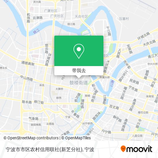 宁波市市区农村信用联社(新芝分社)地图