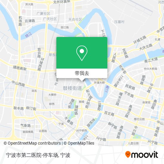 宁波市第二医院-停车场地图