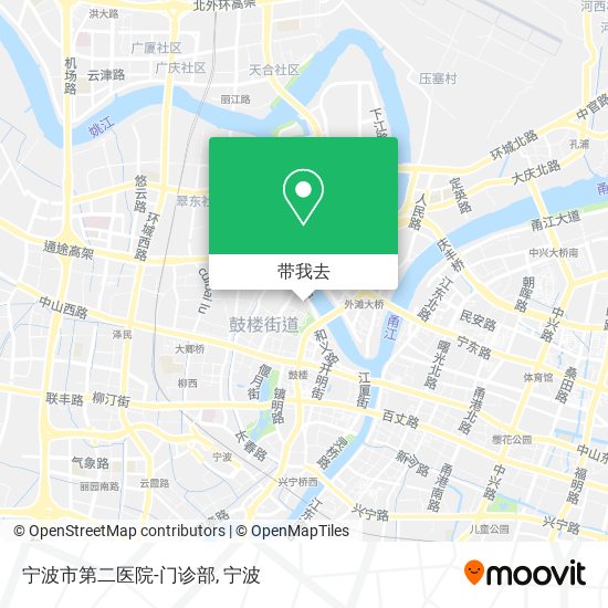 宁波市第二医院-门诊部地图
