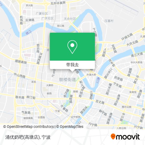 涌优奶吧(高塘店)地图