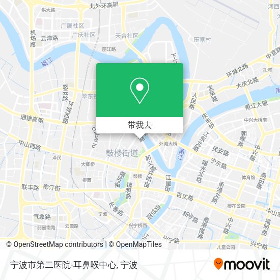 宁波市第二医院-耳鼻喉中心地图