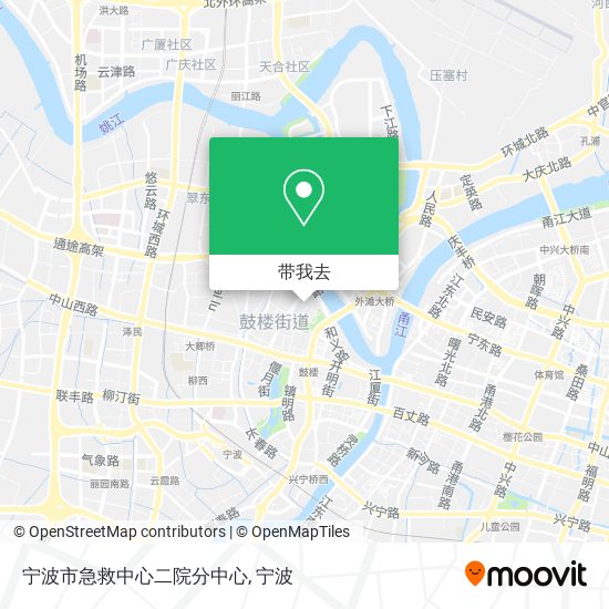 宁波市急救中心二院分中心地图