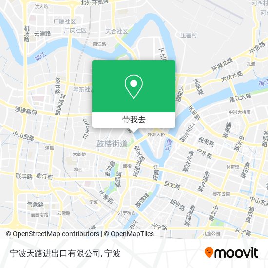 宁波天路进出口有限公司地图