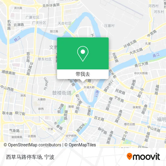 西草马路停车场地图