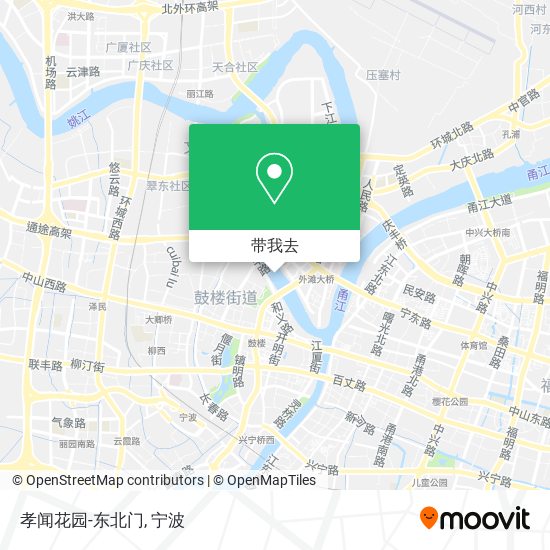 孝闻花园-东北门地图