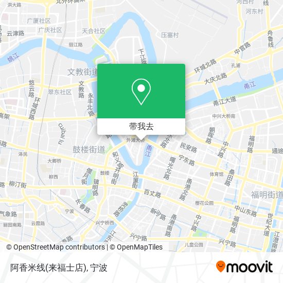 阿香米线(来福士店)地图
