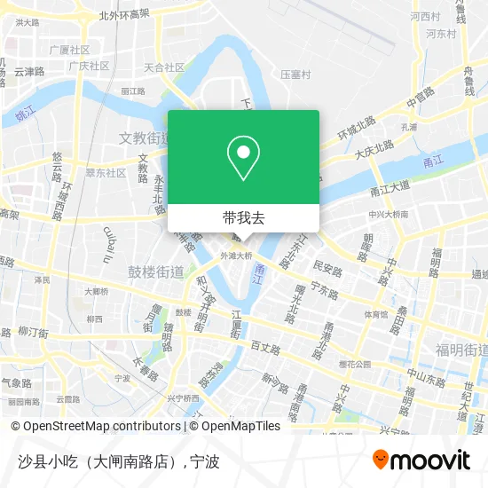沙县小吃（大闸南路店）地图