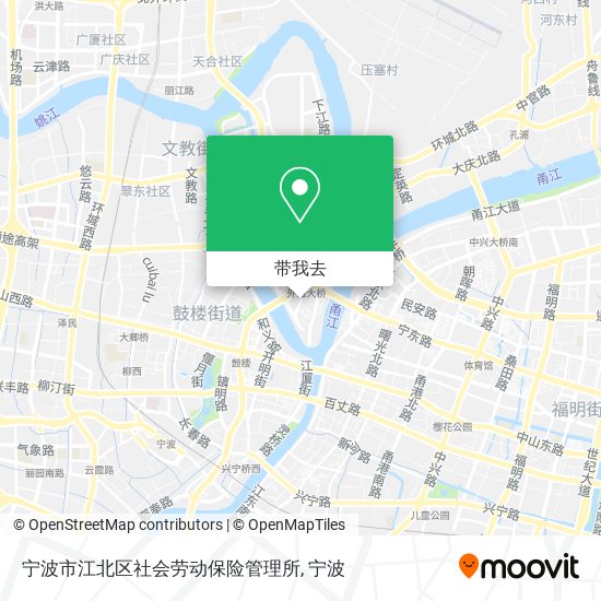 宁波市江北区社会劳动保险管理所地图