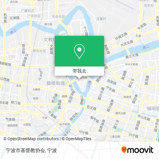 宁波市基督教协会地图