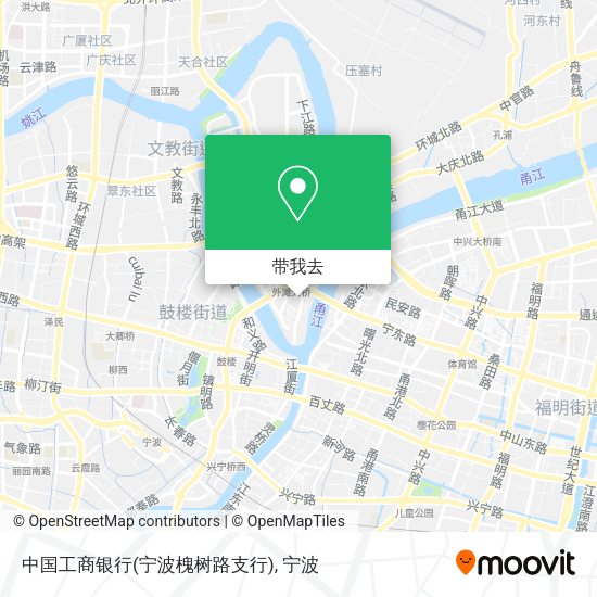 中国工商银行(宁波槐树路支行)地图