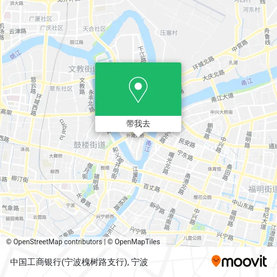 中国工商银行(宁波槐树路支行)地图