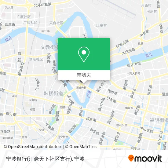 宁波银行(汇豪天下社区支行)地图