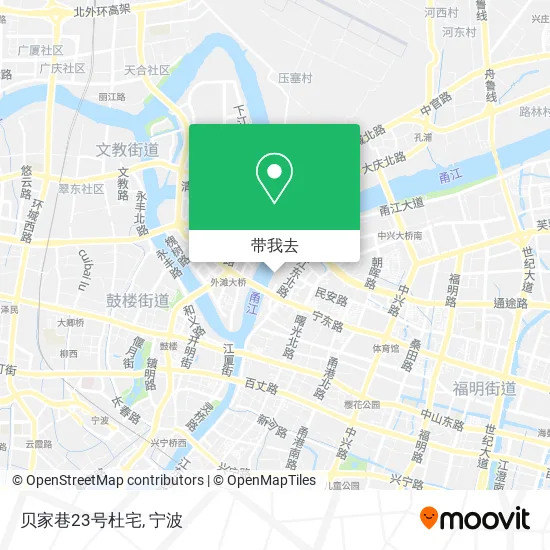 贝家巷23号杜宅地图