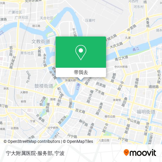 宁大附属医院-服务部地图
