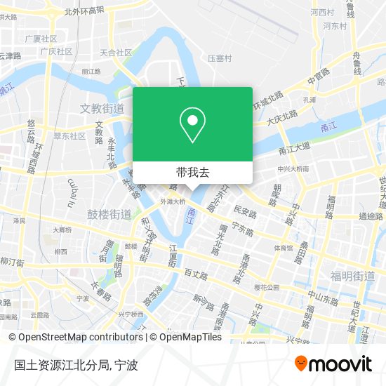 国土资源江北分局地图