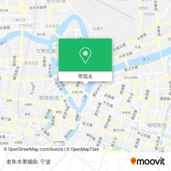 老朱水果烟杂地图