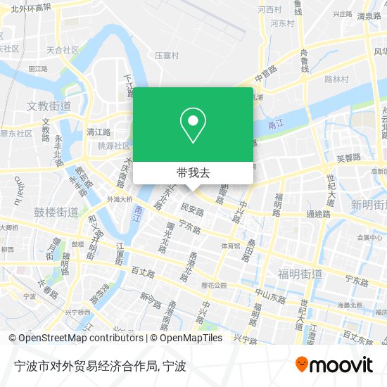 宁波市对外贸易经济合作局地图