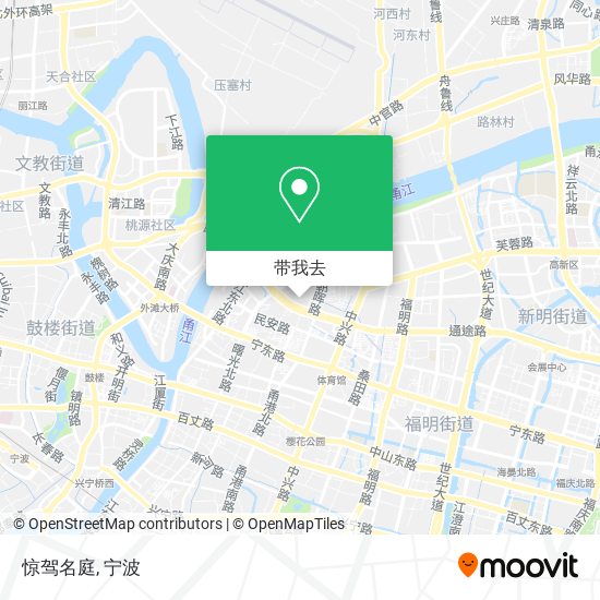 惊驾名庭地图