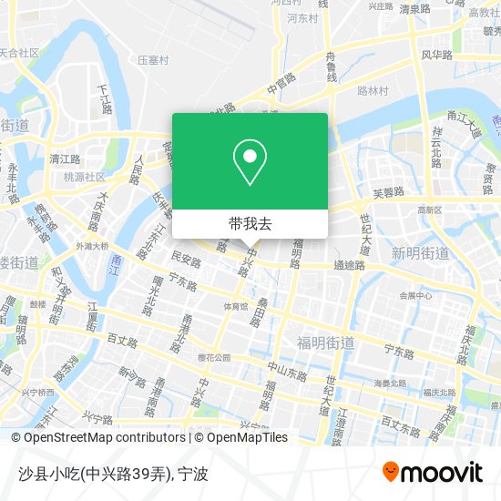 沙县小吃(中兴路39弄)地图