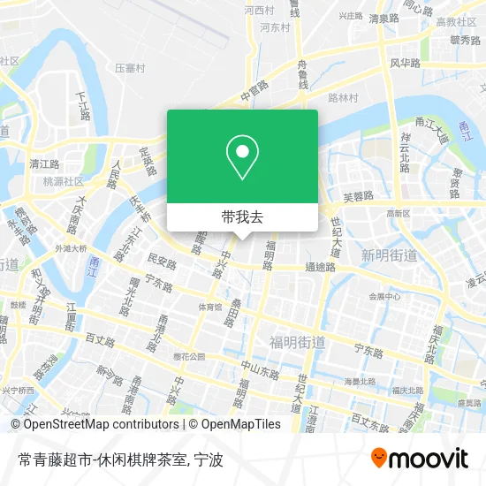 常青藤超市-休闲棋牌茶室地图