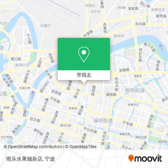 雨乐水果烟杂店地图