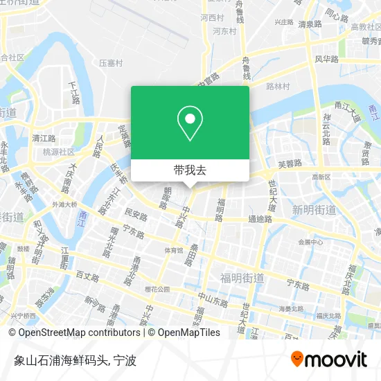 象山石浦海鲜码头地图