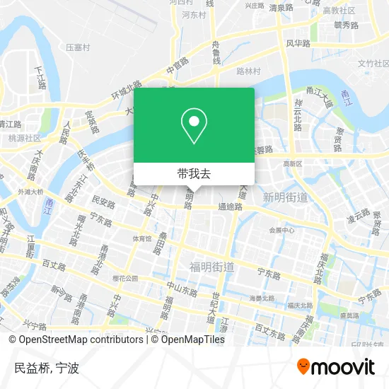 民益桥地图