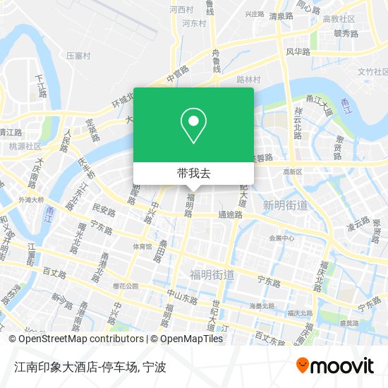 江南印象大酒店-停车场地图