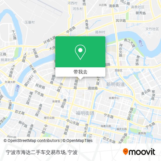 宁波市海达二手车交易市场地图