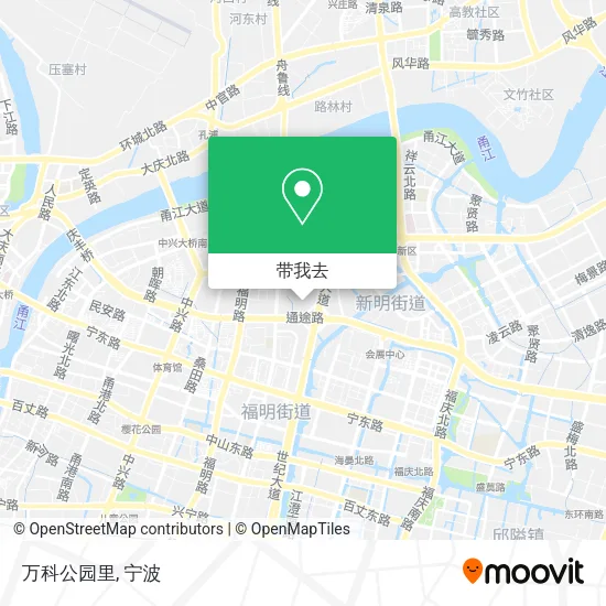 万科公园里地图